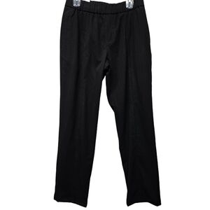 Zara Slim Fit Trouser Pants Mens Medium Black Elastic Waist Drawstring Versatile